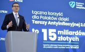 Morawiecki: w ramach tarczy antyinflacyjnej 2.0 obniżka VAT na żywność, nawozy, paliwa