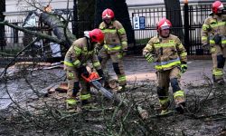 Straż pożarna: prawie 200 zgłoszeń w związku z silnym wiatrem