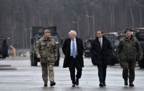 Premierzy Polski i Wielkiej Brytanii odwiedzili żołnierzy