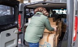 Z Rzeszowa wyruszyły pierwsze transporty z pomocą na Ukrainę