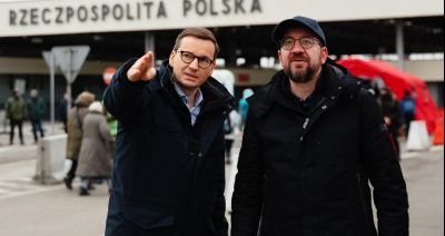Premier Morawiecki i szef Rady Europejskiej na Podkarpaciu