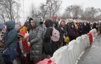 MSW Ukrainy: z terenów atakowanych przez Rosjan ewakuowano dotąd ponad 400 tys. osób