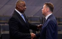 Błaszczak po spotkaniu w siedzibie NATO: przedstawiłem projekt misji pokojowej na Ukrainie