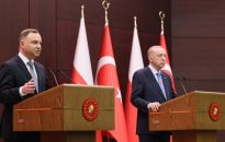 Turcja: prezydenci Duda i Erdogan rozmawiali o konieczności zatrzymania rosyjskiej inwazji na Ukrainę