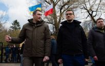 Premier Morawiecki odwiedził rannych ukraińskich żołnierzy i poszkodowanych cywilów