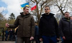 Premier Morawiecki odwiedził rannych ukraińskich żołnierzy i poszkodowanych cywilów