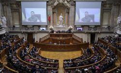 Zełenski do Portugalii: przekażcie nam czołgi Leopard, transportery opancerzone i broń przeciwokrętową