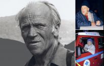 Dla Władka Nadopty - słynnego Majstra Biedy ławeczka w Wetlinie