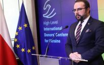 Jabłoński: 5 maja na Stadionie Narodowym międzynarodowa konferencja darczyńców dla Ukrainy