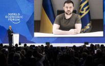 Prezydent Zełenski do uczestników Forum w Davos: należy całkowicie zaprzestać handlu z Rosją