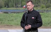 Błaszczak w Powidzu: rozpoczęliśmy budowę magazynu środków bojowych