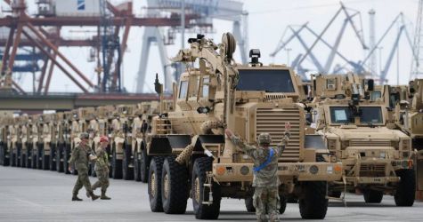 Największy przeładunek sprzętu armii amerykańskiej w historii Portu Gdynia