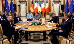 Ukraina: Draghi, Macron i Scholz oraz Iohannis rozmawiają z Zełenskim