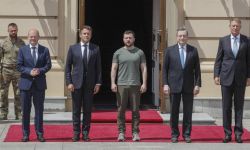 Ukraina: zakończyły się rozmowy Zełenskiego z Scholzem, Macronem, Draghim i Iohannisem