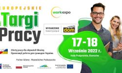 Preferencyjne warunki udziału dla firm MŚP z Podkarpacia oferujących zatrudnienie na XV Europejskich Targach Pracy Work Expo 17-18 września w Rzeszowie