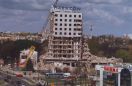 Hotel "Rzeszów" w trakcie wyburzania - rok 2007 (fot. Jacek Stankiewicz)