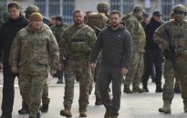 Prezydent Zełenski w Chersoniu: jesteśmy gotowi do pokoju, ale pokoju dla całego kraju