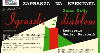 "Igraszki z diabłem" w sobotę i niedzielę w Zagórzu