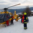 Postrzelony 30-letni myśliwy. Kolega strzelał do dzika