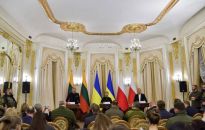 Prezydenci Polski, Litwy i i Ukrainy podpisali we Lwowie Wspólną Deklarację Prezydentów Trójkąta Lubelskiego