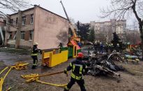 Ukraina: zakończono operację ratunkową na miejscu katastrofy śmigłowca; w wypadku zginęło 14 osób