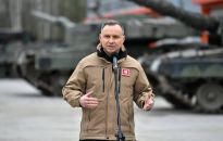 Prezydent: mamy nadzieję, że wkrótce brygada pancerna stanie do dyspozycji Ukrainy