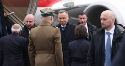 Prezydent Duda złożył wieniec pod Polish Air Force Memorial w Londynie