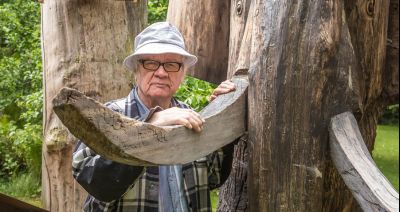 Józef Wilkoń w Rzeszowie na 15 lat podkarpackiej Zachęty