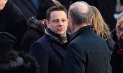 Prezydent Joe Biden spotkał się z prezydentem Warszawy Rafałem Trzaskowskim