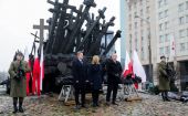 Warszawa: odsłonięto nowy element pomnika Poległym i Pomordowanym na Wschodzie