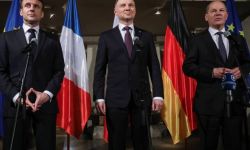 Liderzy Trójkąta Weimarskiego: nasze państwa będą nadal mocno wspierać Ukrainę i jej naród tak długo jak będzie to konieczne