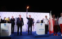 Prezydent Duda odebrał w Rzymie Ogień Pokoju na Igrzyska Europejskie