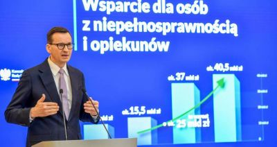 Premier: środki na osoby z niepełnosprawnościami wzrosły z 15,5 mld w 2015 r. do ponad 40 mld zł