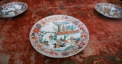 Porcelana podarowana Janowi III Sobieskiemu na wystawie w Muzeum - Zamku w Łańcucie