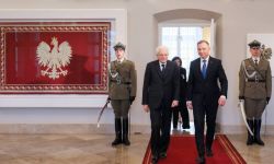 Prezydent Duda przyznał Order Orła Białego Prezydentowi Włoch Sergio Mattarelli