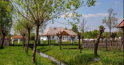 Krakowscy muzycy w dworskim salonie w Kolbuszowej