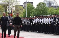 Prezydent Zełenski: Niemcy będą wspierać Ukrainę politycznie i wojskowo