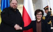 Marszałek Witek powitała w Sejmie przewodniczącego Rady Najwyższej Ukrainy