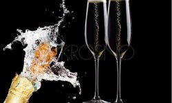 Magiczny efekt w kieliszku szampana