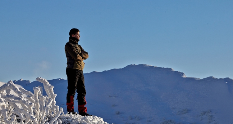 Marcin Kłysewicz na Bukowym Berdzie (fot. Marcin Kłysewicz)