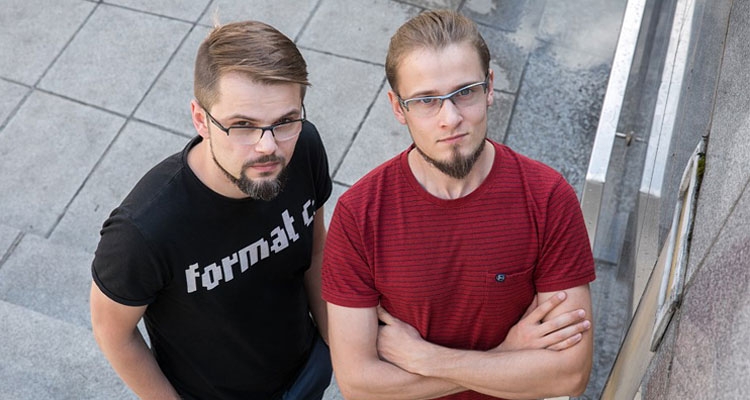 Od lewej Konrad oraz Gabriel Ziaja Fot. Tadeusz Poźniak