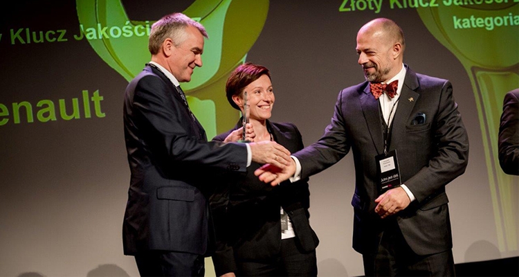 Złoty klucz jakości dla Renault